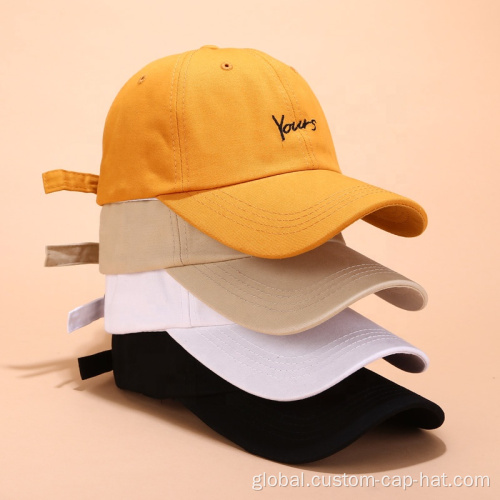 Red Baseball Cap Custom embroidered logo man baseball cap Supplier